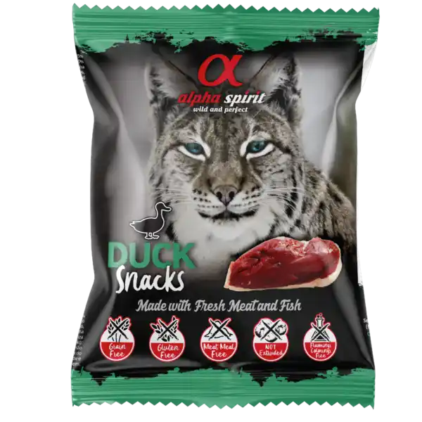 Cat Snacks Bag gewürfelt Ente 50g