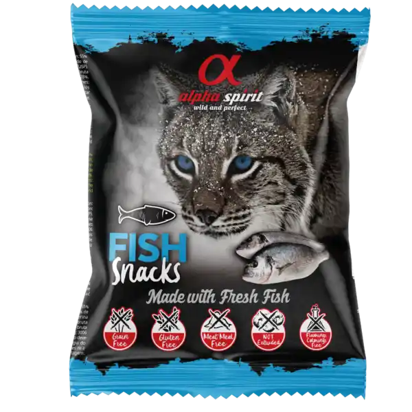 Cat Snacks Bag gewürfelt Fisch 50g