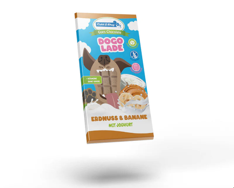 Dogolade Erdnuss & Banane 100g