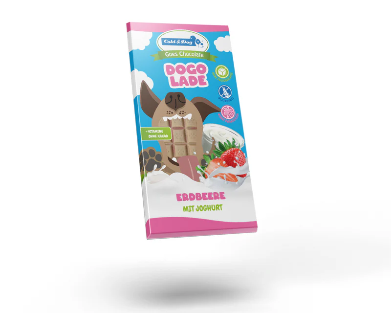 Dogolade Erdbeere & Joghurt 100g