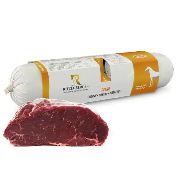 Pferd - Pure Fleischrolle Duo-Rolls 2x400g