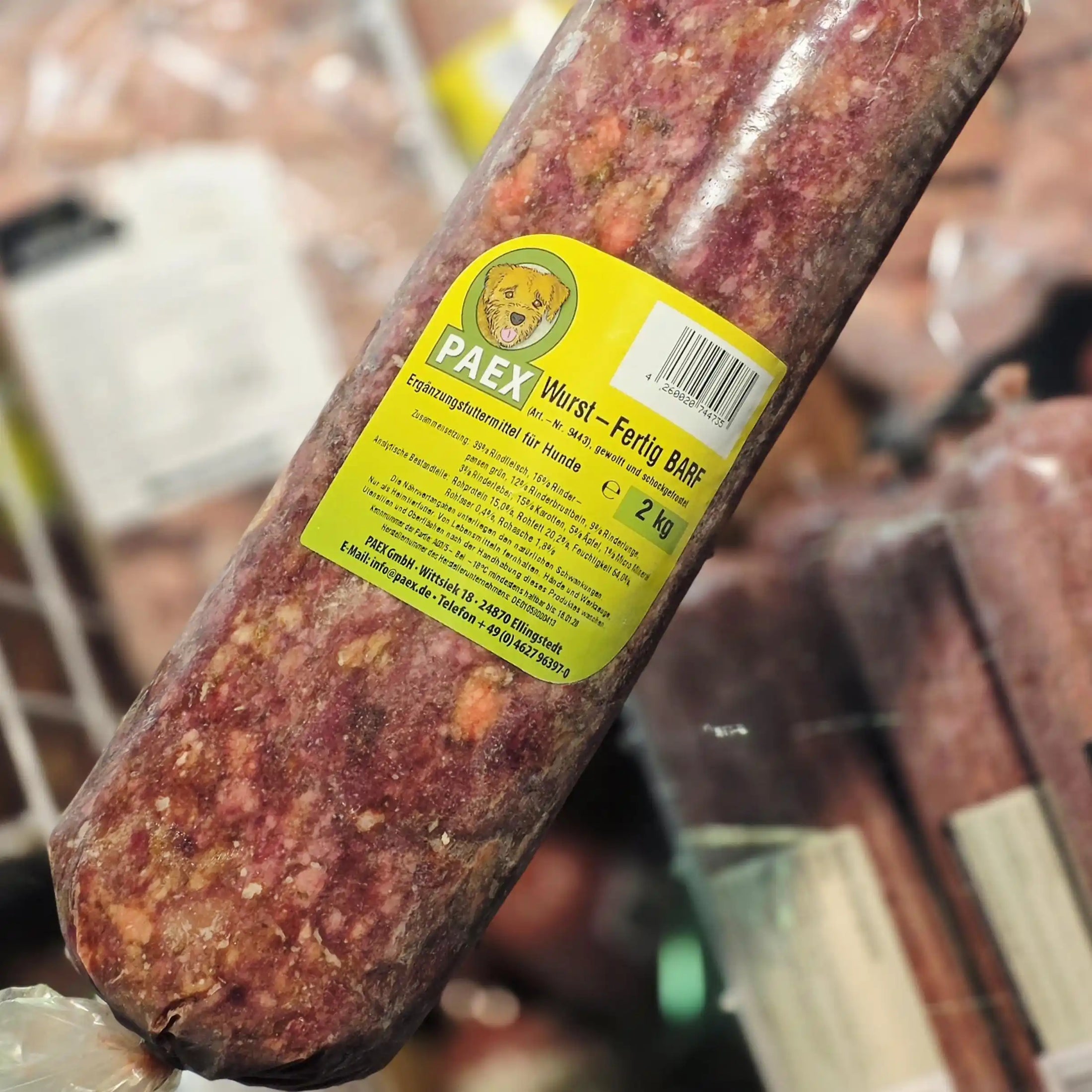 Rinder Wurst - Fertig BARF 2000g