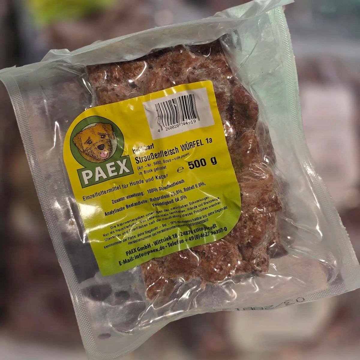 Brühbarf Straußenfleisch 500g