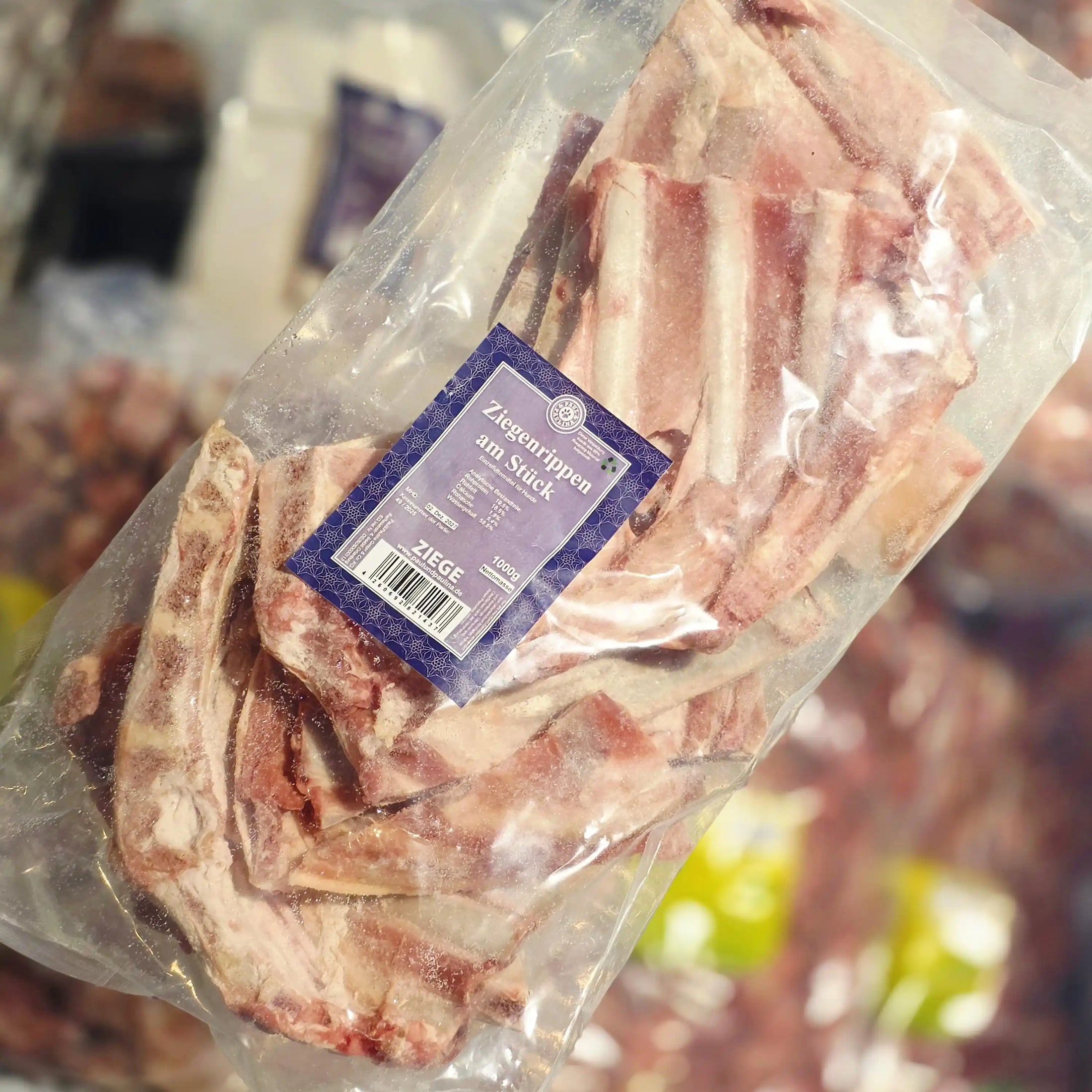 Ziegenrippenknochen 1.000g