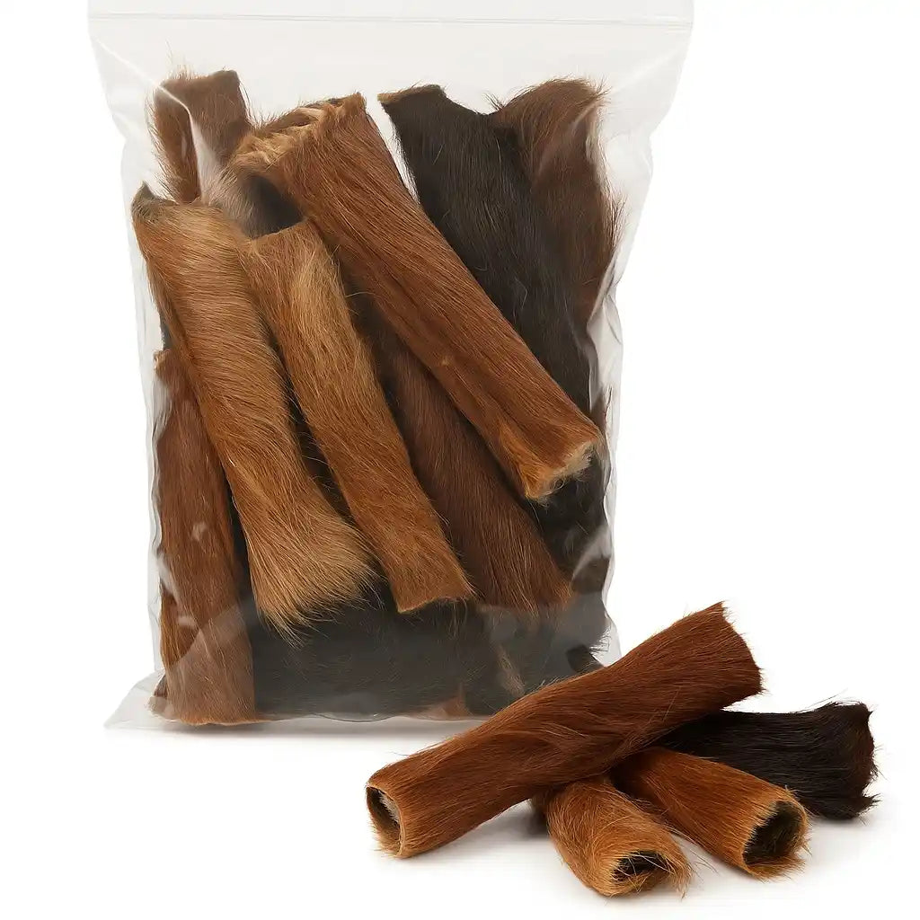 Pferdehaut getrocknet mit Fell 250g