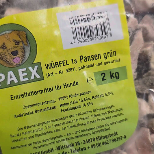 grüner Rinderpansen